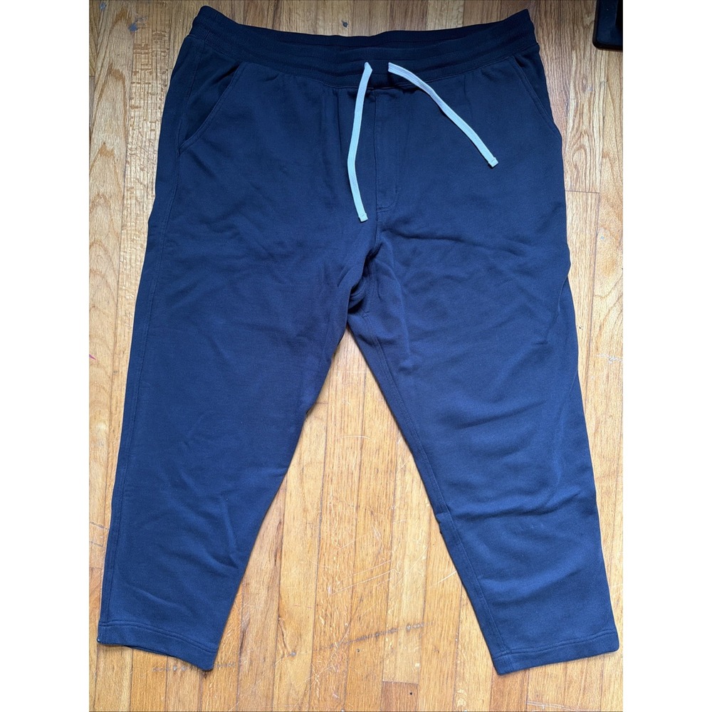 Duluth Trading Mens 2XL Black Relaxed Fit Souped-Up Tapered Sweatpants 30379 NEW